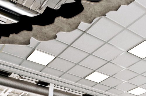 Acoustic Ceiling Tile Cover