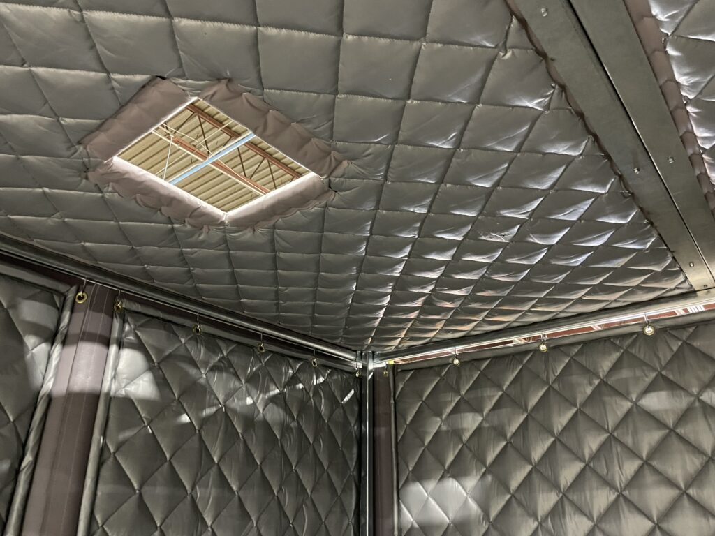 Enclosure Ceiling Vent Baffle