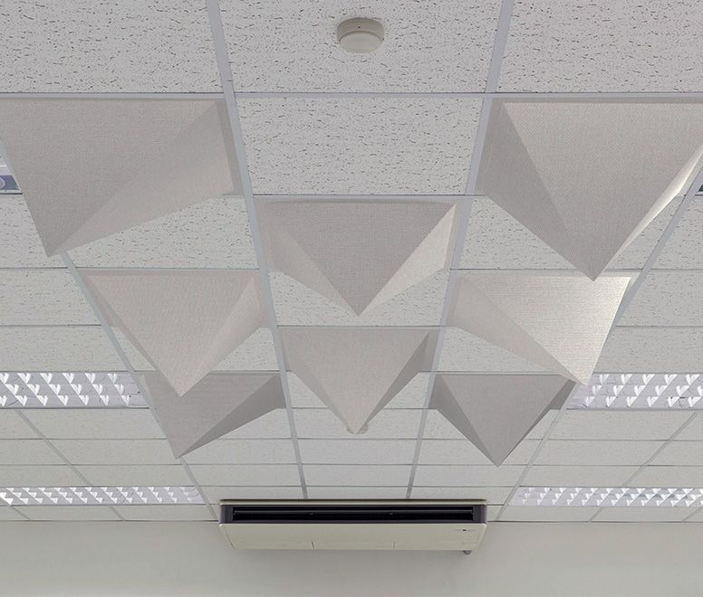 Pyramid Ceiling Acoustic Diffuser